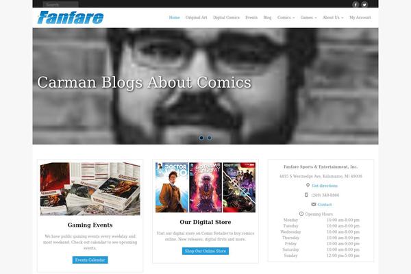 Avada theme site design template sample