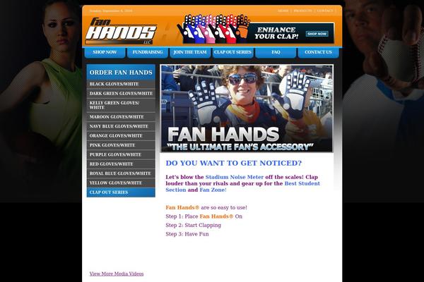 fanhands.com site used Hands
