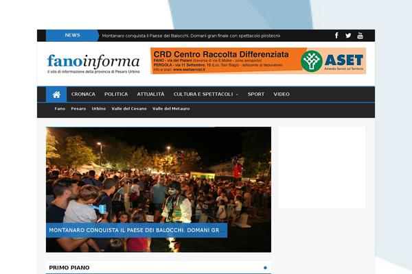 fanoinforma.it site used Gdn-theme-child