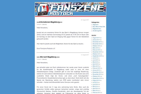 fanszene-rostock.de site used Fanszene-rostock-ev