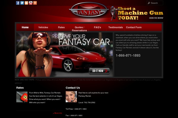 fantasycarrentals.com site used Fantasy-cars