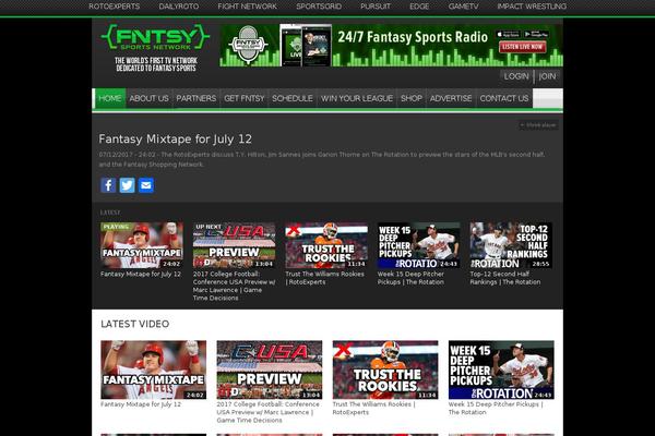 fantasysportsnetwork.com site used Clubsports-theme