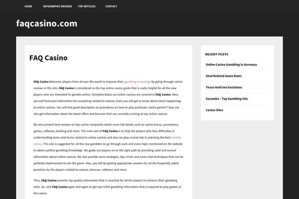 faqcasino.com site used Candour