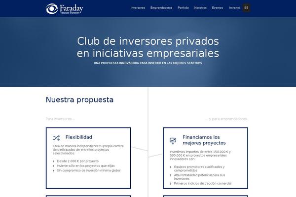 faraday.es site used Faraday