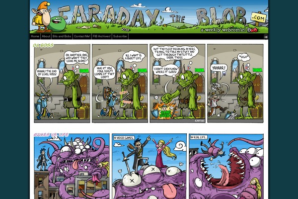 faradaytheblob.com site used Comicpress 3c