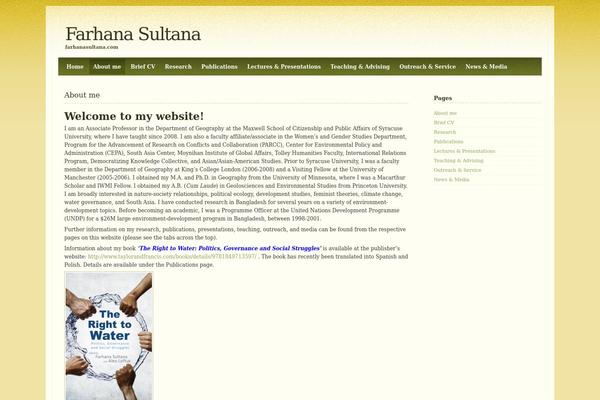 farhanasultana.com site used Sahara-10