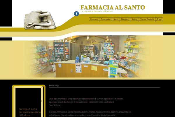 farmaciaalsanto.it site used Farmacia-al-santo-theme