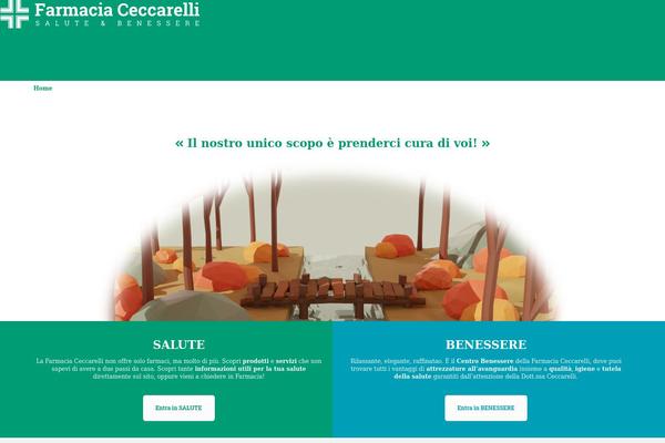 The7 Child theme site design template sample