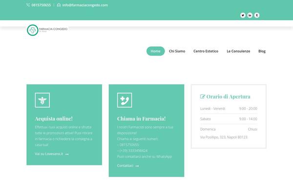 farmaciacongedo.com site used Medinov-wp