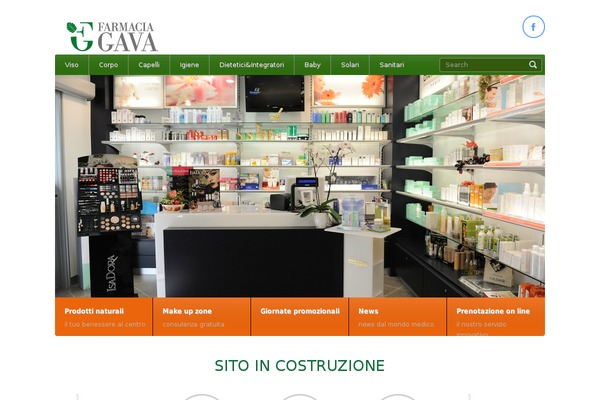 farmaciagava.it site used Healthpress Theme