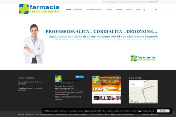 farmaciarisorgimento.it site used Enfold-update