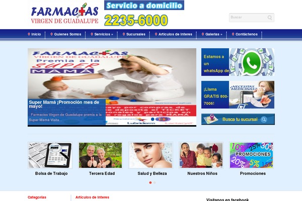 farmaciasvirgendeguadalupe.com site used Magazine Explorer