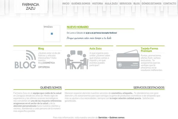 farmaciazazu.com site used Wp_techgostore