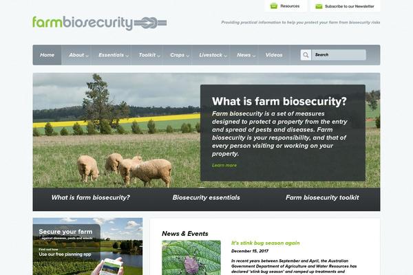 farmbiosecurity.com.au site used Farmbiosecurity