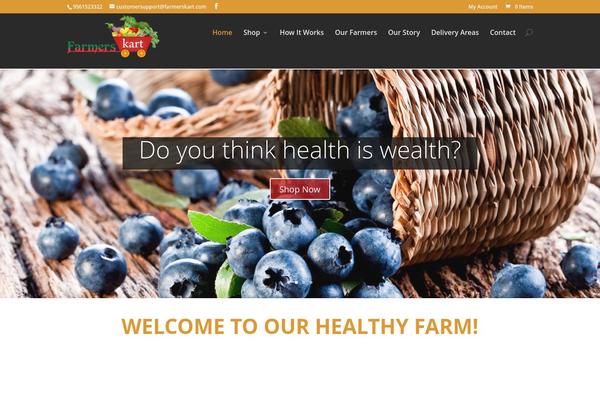Divi theme site design template sample