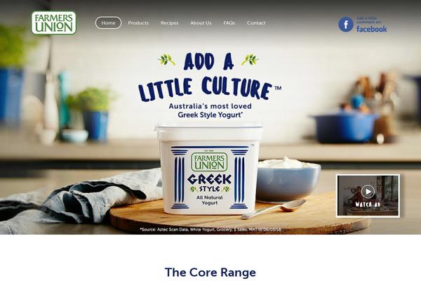 farmersunionyogurt.com.au site used Farmers-union
