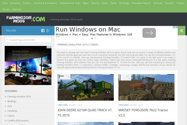 JQuery Mega Menu Widget website example screenshot