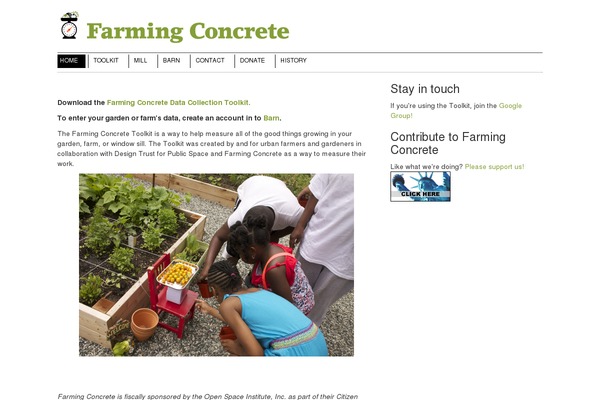 farmingconcrete.org site used Farming-concrete