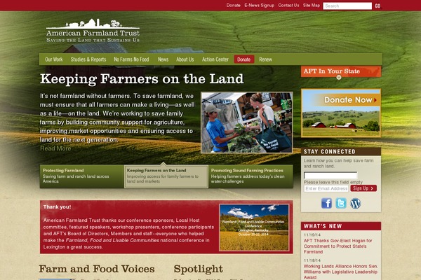 farmland.org site used Aft