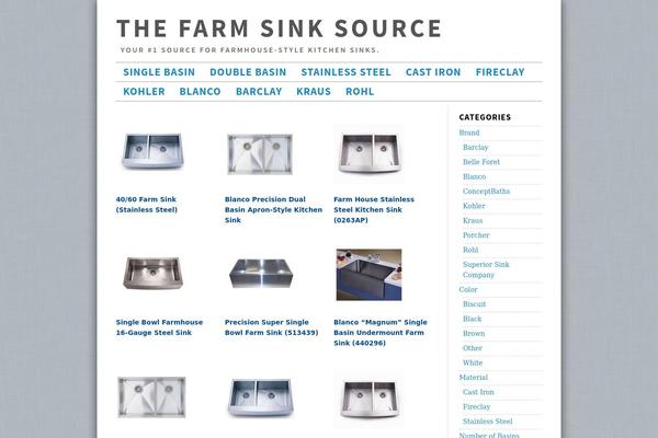 farmsinksource.com site used Amazon-grid-theme-2