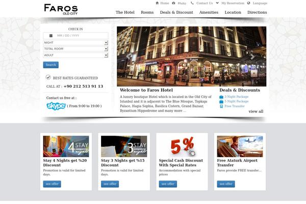 farosoldcity.com site used Faros