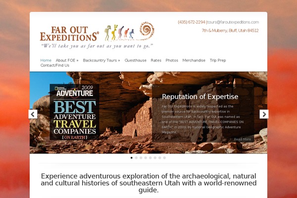 WordPress website example screenshot