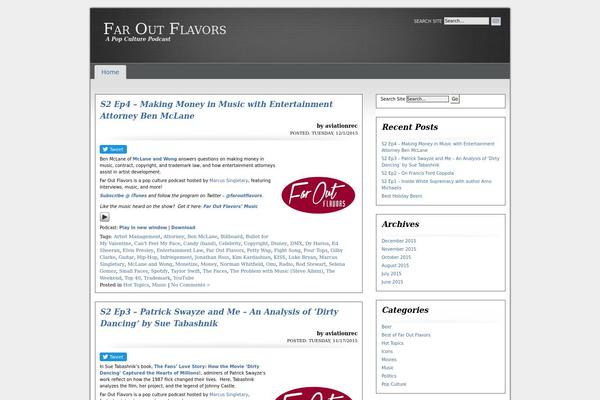 faroutflavors.com site used Graycorporate