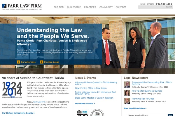 farr.com site used Farrlaw