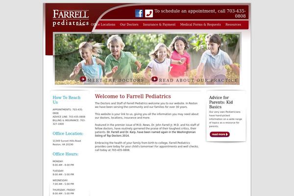 farrellpediatrics.com site used Farrell