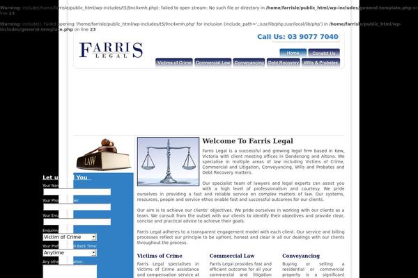 farrislegal.com.au site used Farris_theme