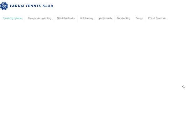 farumtennis.dk site used BeTheme