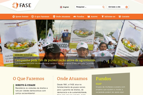 fase.org.br site used Fase