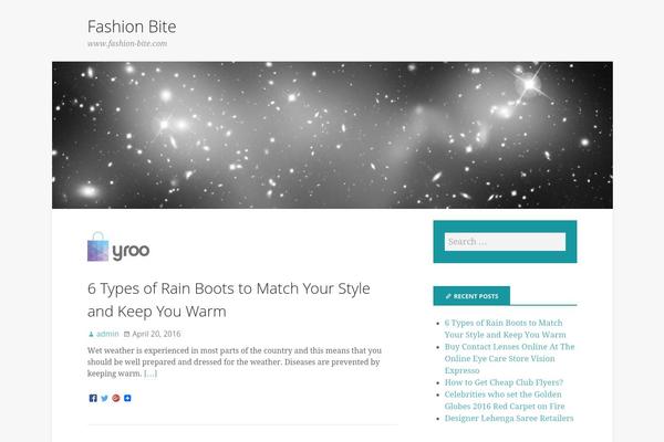 Twenty Fourteen theme site design template sample