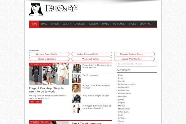 fashion-eye.net site used Magazine Hoot