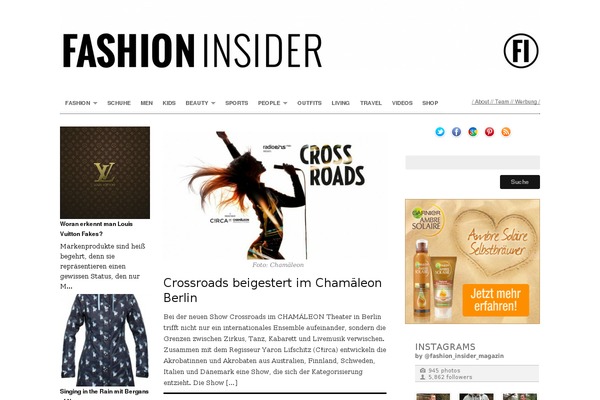 fashion-insider.de site used Rosemary
