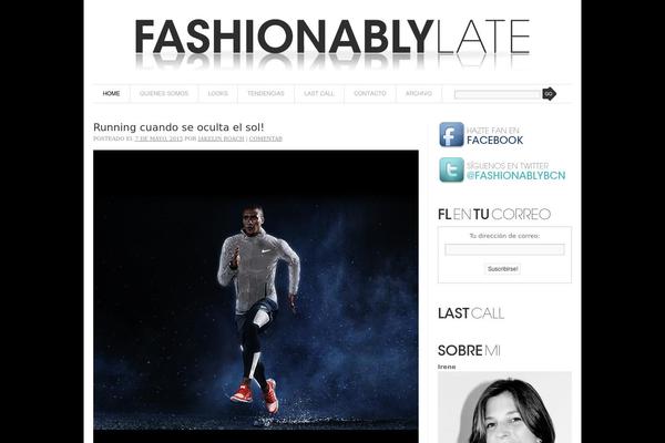 fashionablylate.es site used Romantic