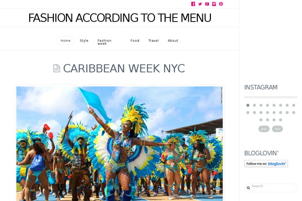 fashionaccordingtothemenu.com site used X | The Theme