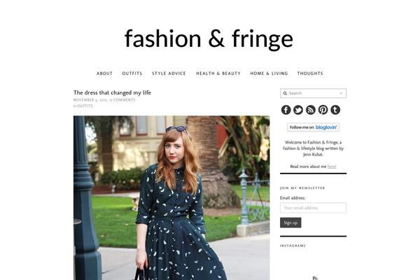 fashionandfringe.com site used Thesis 1.8.6