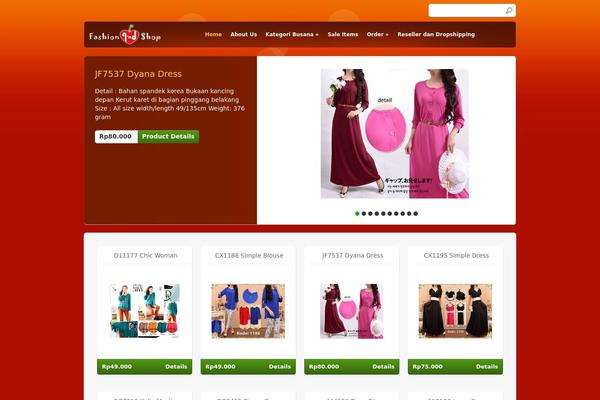 WordPress website example screenshot