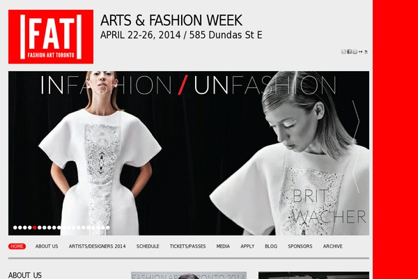 fashionarttoronto.ca site used Fashionarttoronto