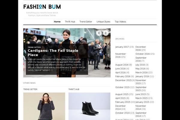 fashionbum.com site used Originmag-child