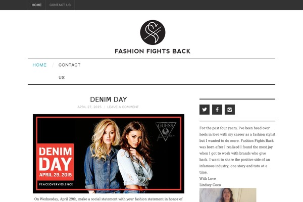 Fashionistas theme site design template sample