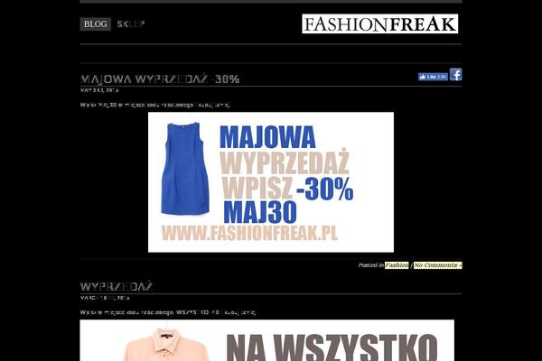 fashionfreak.pl site used Fashiona