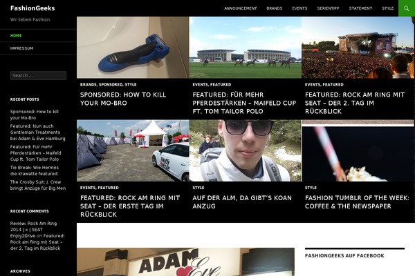 WordPress website example screenshot