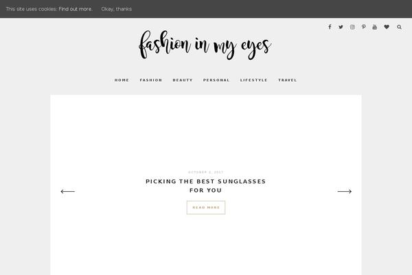 fashioninmyeyes.com site used Soigne