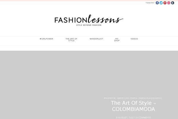fashionlessons.co site used Fashionlessons