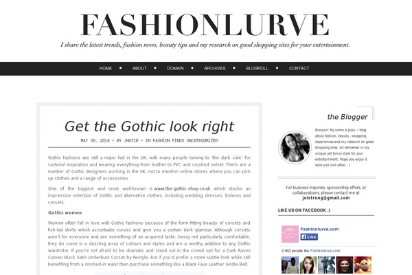 fashionlurve.com site used Magtheme