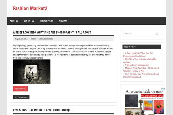 Dynamic News Lite theme site design template sample