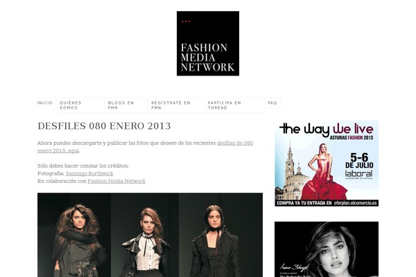 fashionmedianetwork.net site used Thesis 1.8