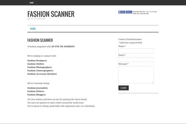 WordPress website example screenshot